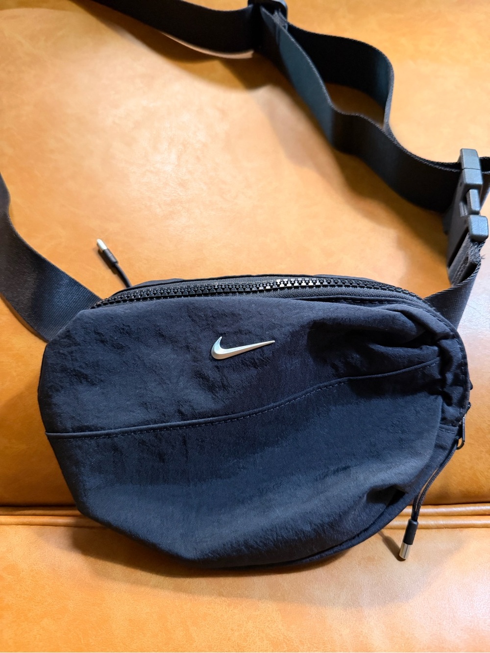 Nike Black Waist Pack or Crossbody Bag with Swoosh